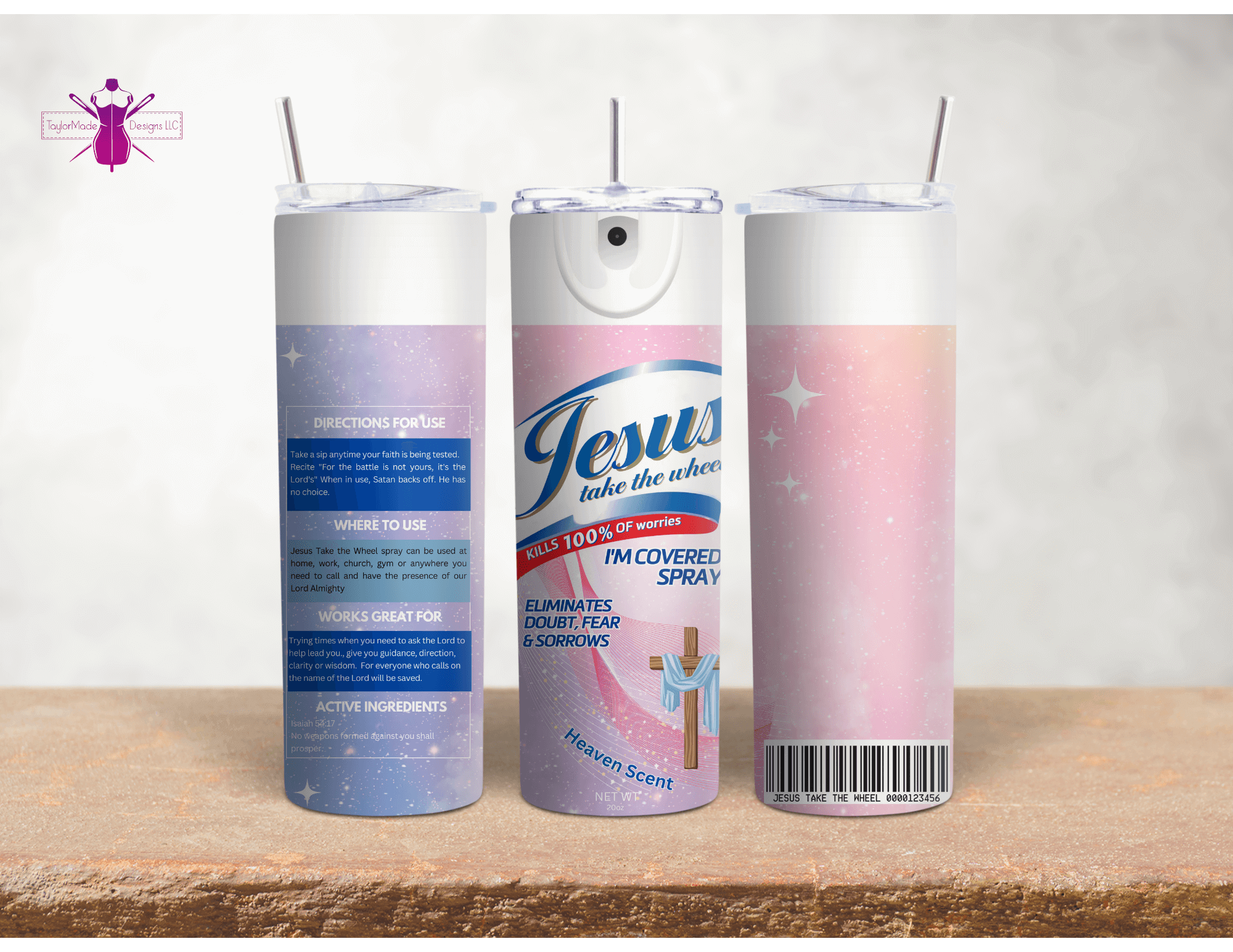 tumbler-jesus-take-the-wheel-pink-and-purple taylor made designs tumbler jesus take the wheel pink and purple