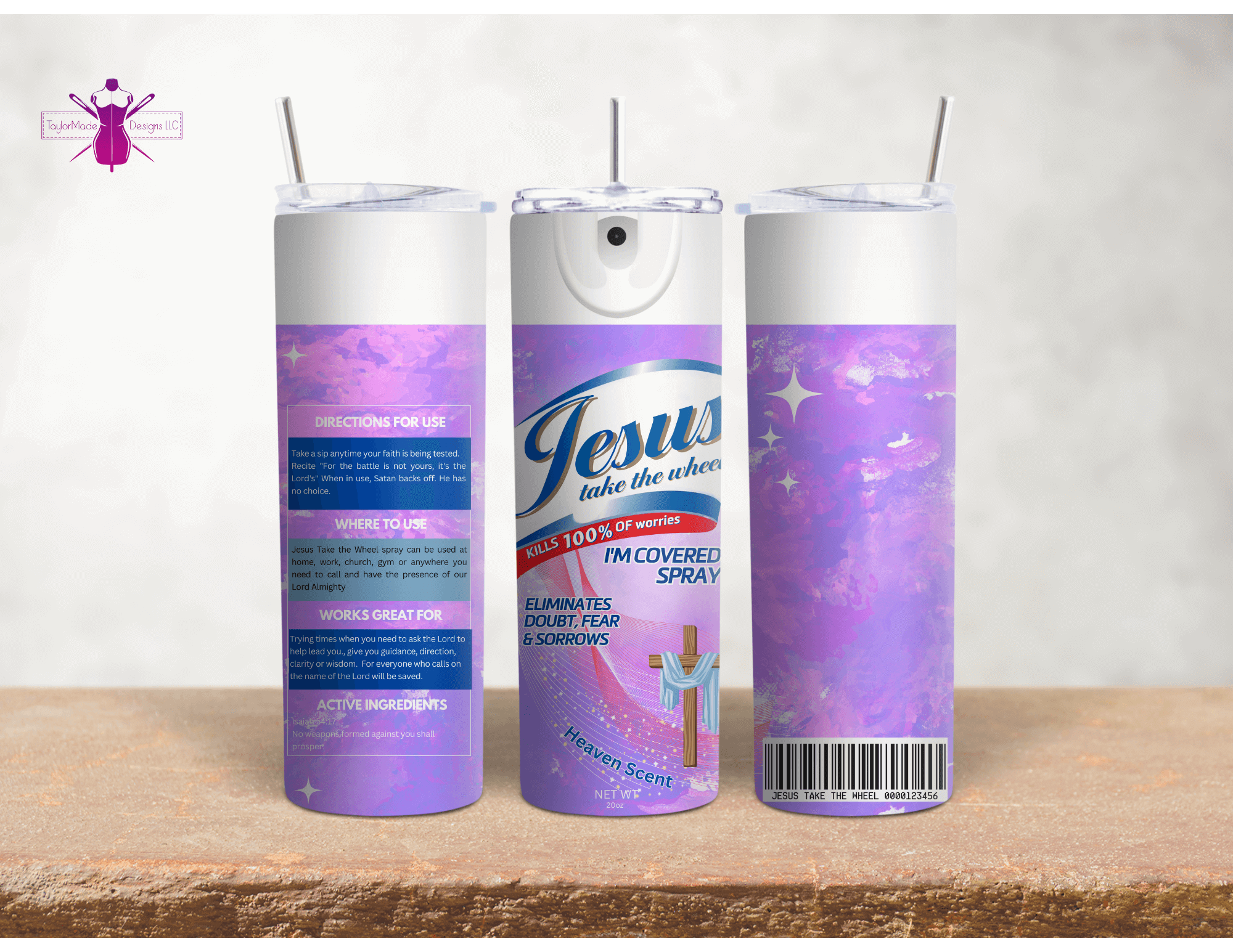 tumbler-jesus-take-the-wheel-purple taylor made designs tumbler jesus take the wheel purple